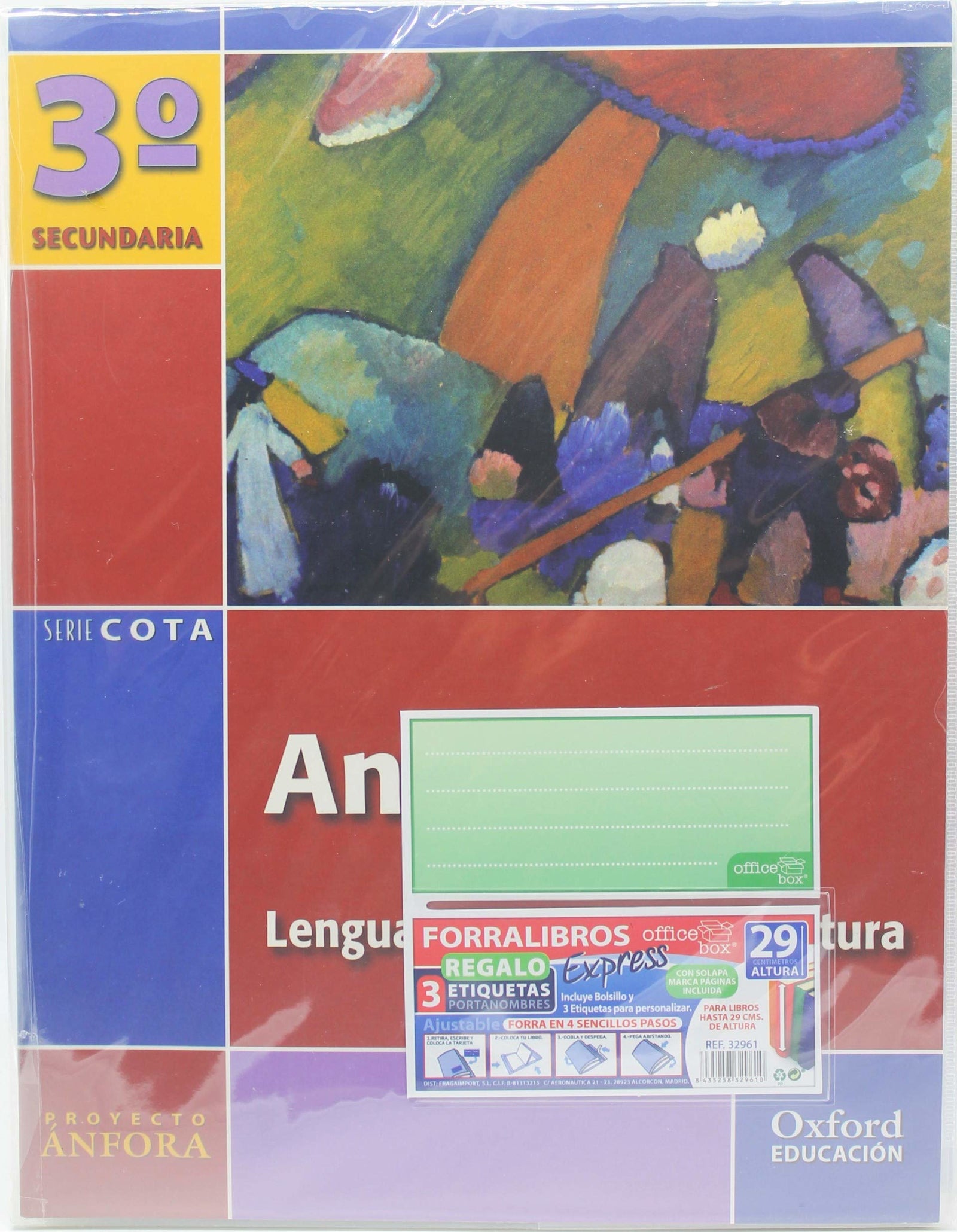 Lengua Castellana y Literatura 3º ESO Ánfora Cota: Antologia - 9788467325676