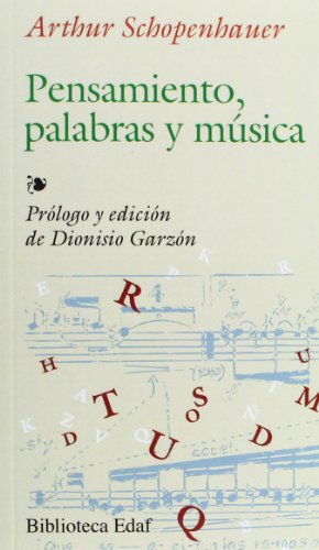 Pensamiento, Palabras Y Musica (Biblioteca Edaf)
