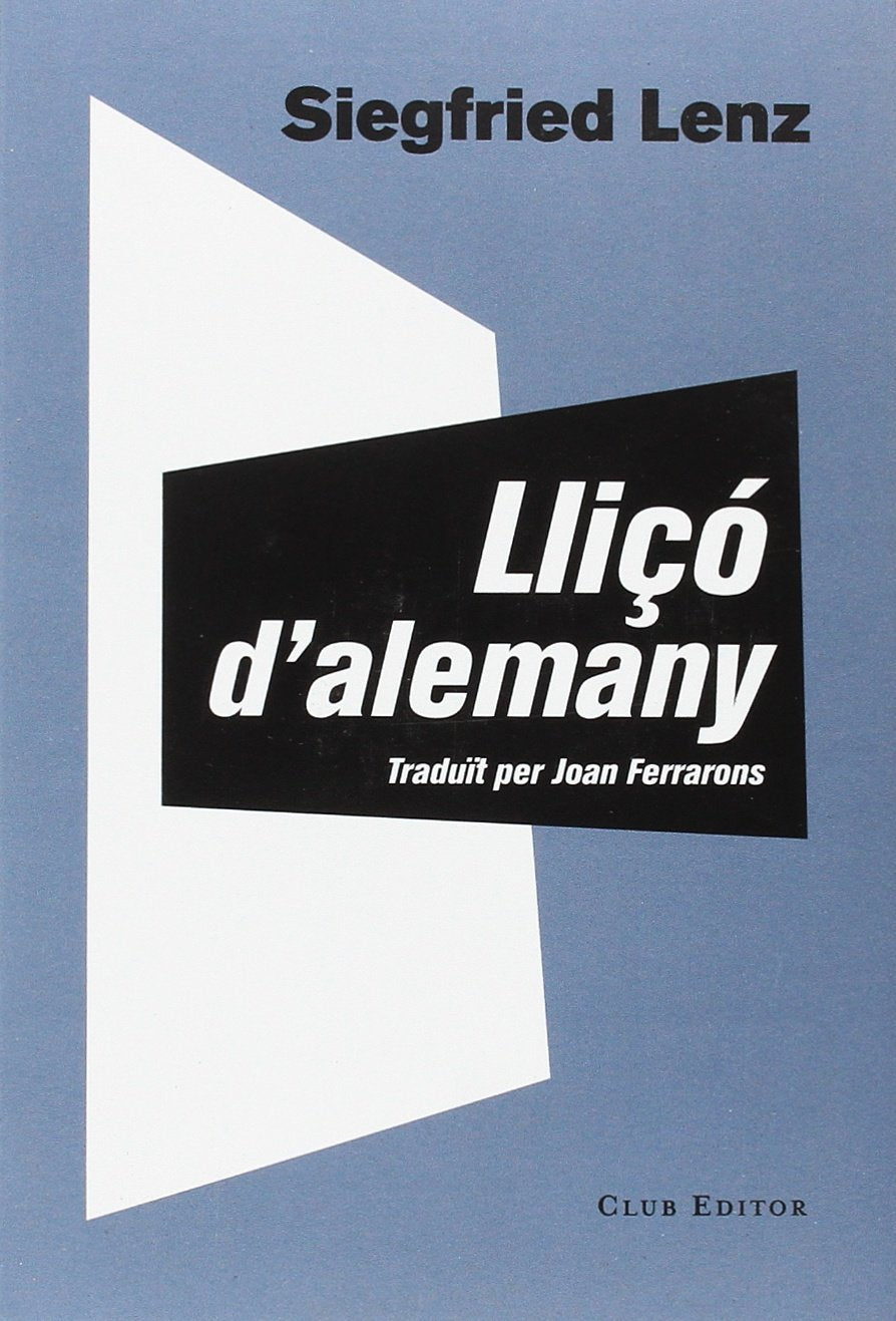 Lliçó d'alemany: 63 (El Club dels Novel·listes)