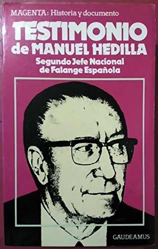 Testimonio de Manuel hedilla