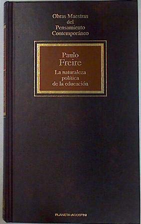 La naturaleza politica de educacion