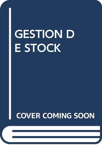 Gestion de stocks y optimizacion de almacenes