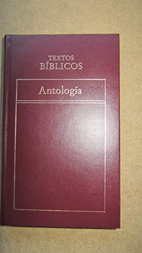 ANTOLOGÍA. TEXTOS BÍBLICOS