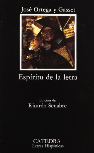 Espíritu de la letra: 235 (Letras Hispánicas)