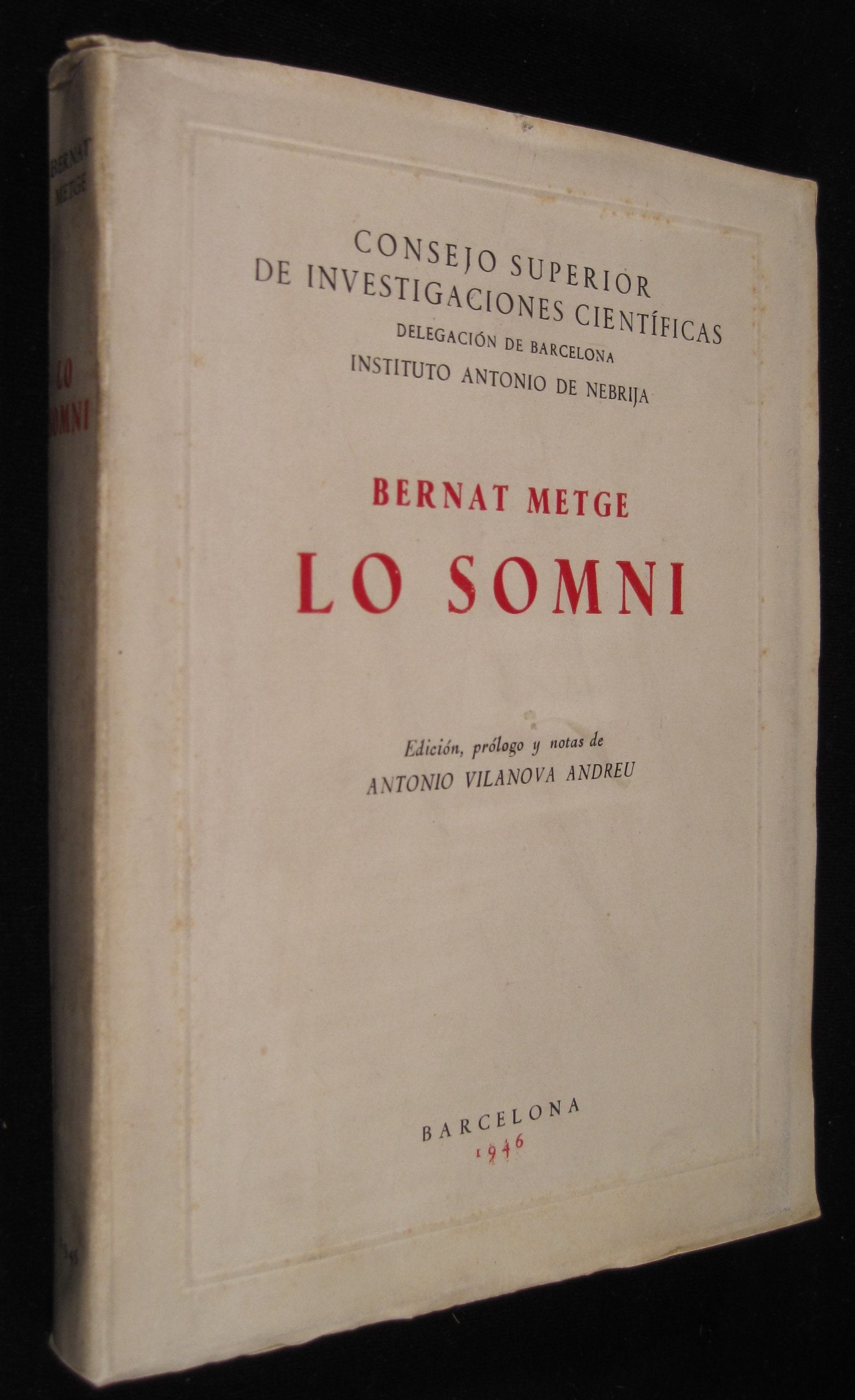 Lo somni (MOLC - Les Millors Obres de la)