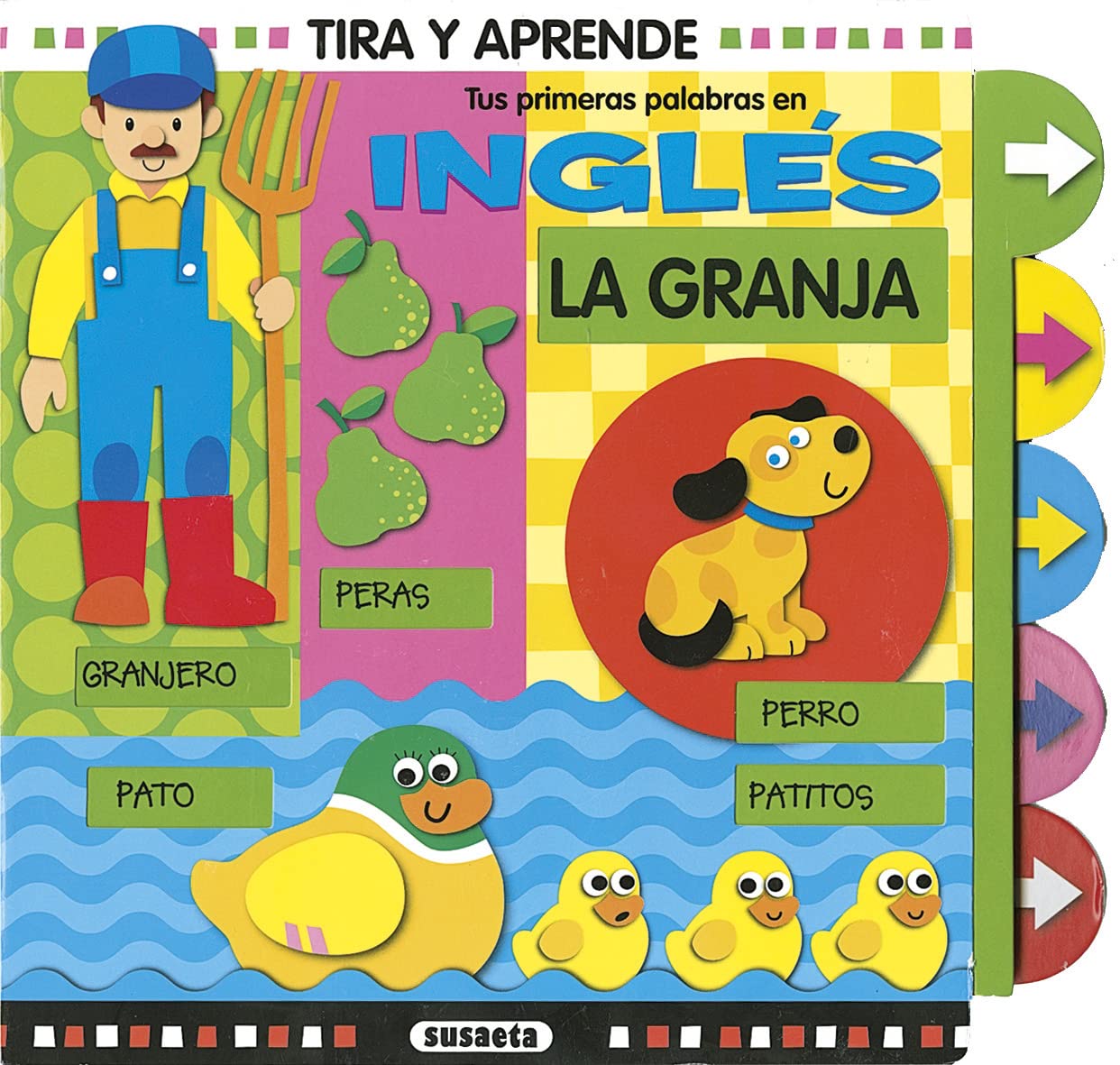 Tus primeras palabras en inglés. La granja (Tira y aprende)