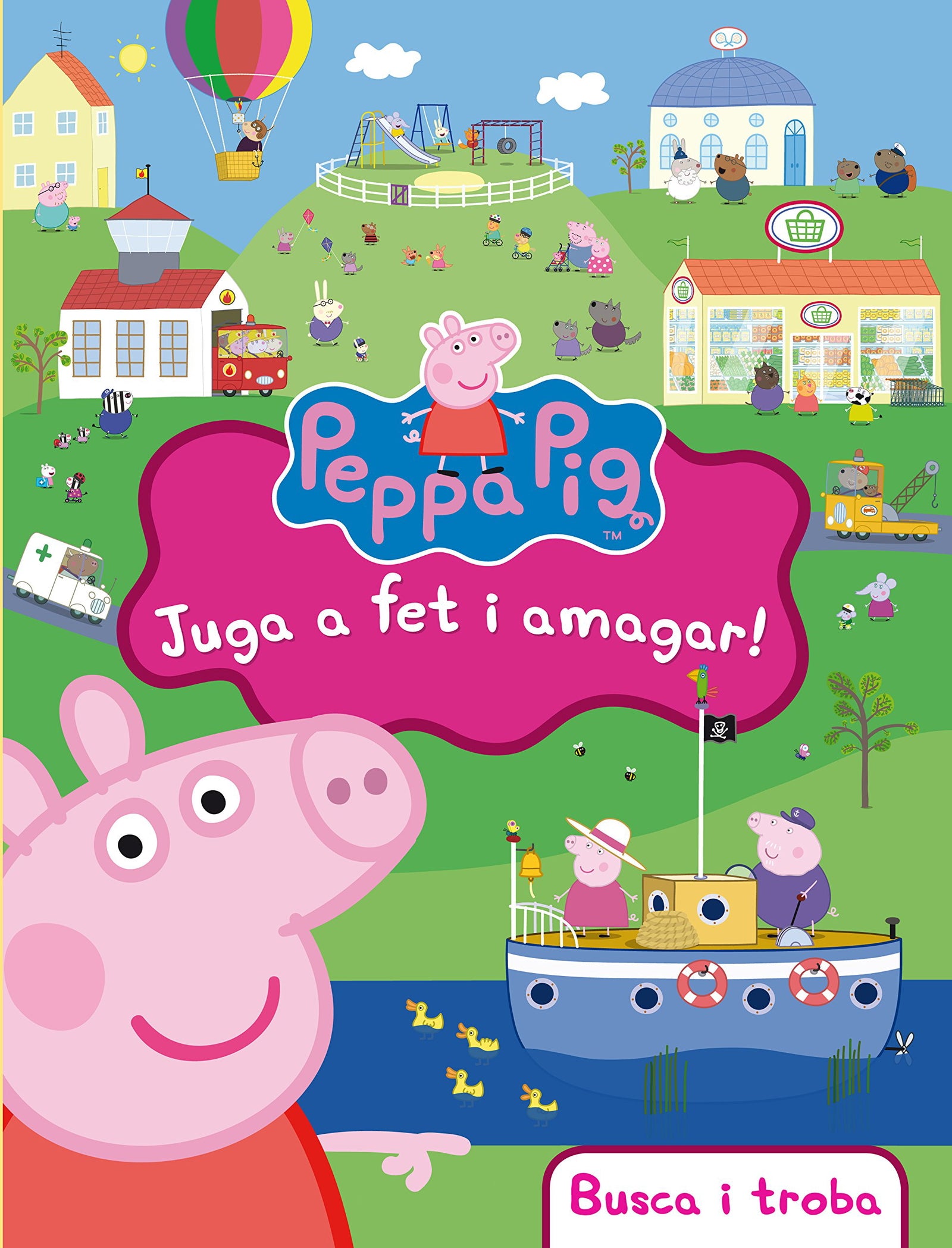 Peppa Pig. Llibre joguina - Juga a fet i amagar!: Busca i troba