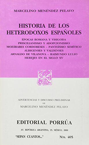 # 405. historia de los heterodoxos espanole