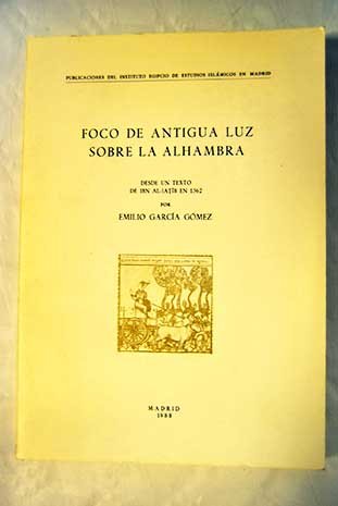Foco de antigua Luz sobre la alhambra, un
