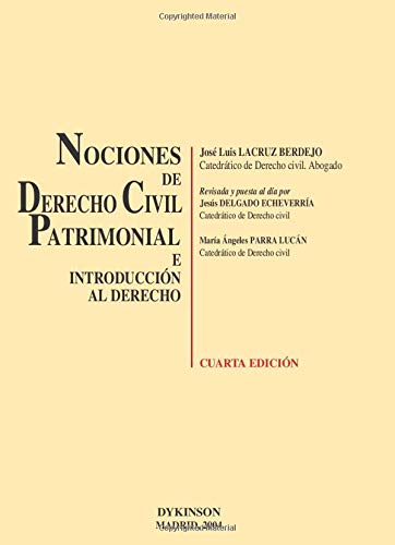 Nociones de derecho civil patrimonial e introducción al derecho