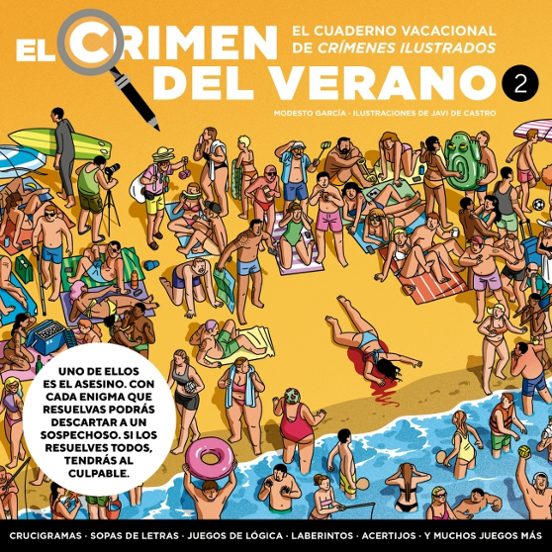 El crimen del verano 2: Resuelve más de 70 pasatiempos y encuentra al asesino antes de que acabe el verano. (Obras diversas)