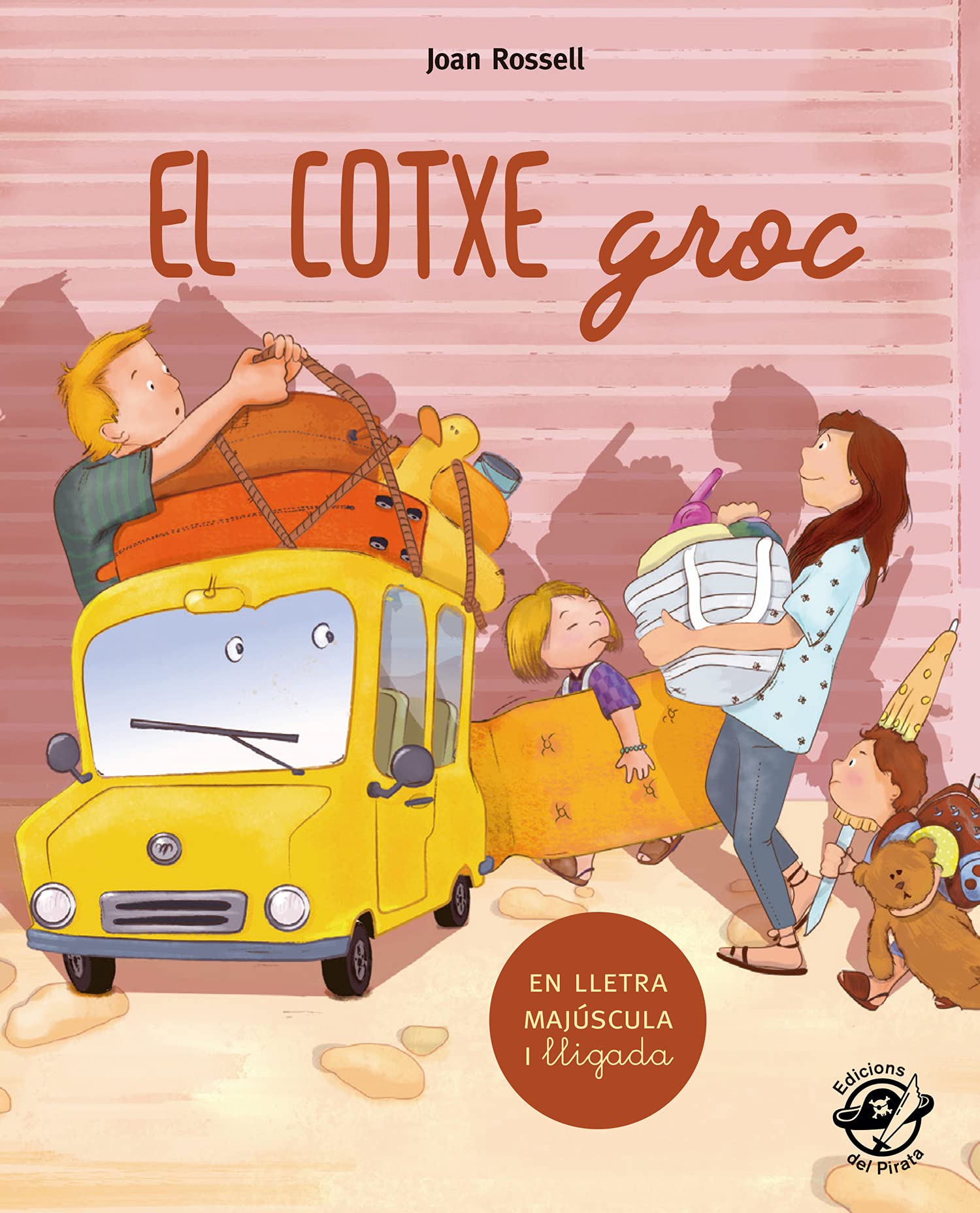 El cotxe groc: Contes en lletra MAJÚSCULA i lletra lligada - Llibre infantil per aprendre a llegir - en català: 8 (Plou i Fa Sol (TEXT EN LLETRA DE PAL I LLIGADA))
