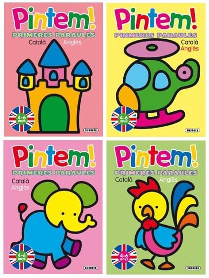 Pintem! Primeres Paraules(Catala-Angles)---Varios (Pintem!Prim.Paraules Cat/Angle)