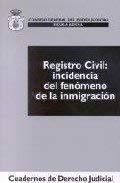 Registro civil: incidencia del fenomeno de la inmigracion