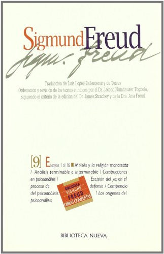 Freud - Obras Completas (IX): Ensayos185 al 204 (Biblioteca Sigmund Freud)