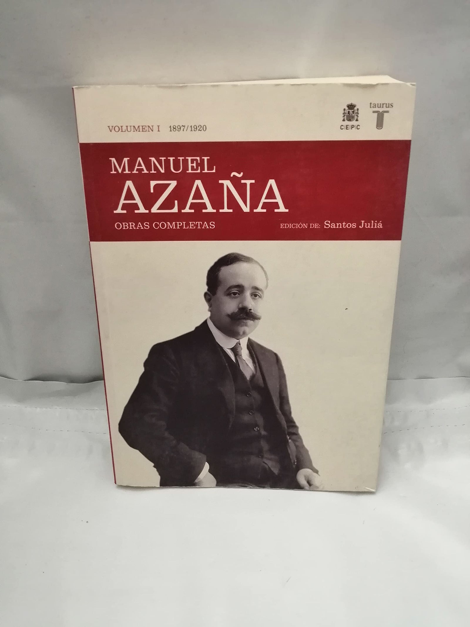 O.C. Manuel Azaña Tomo 1 1897 / 1920 (Historia)