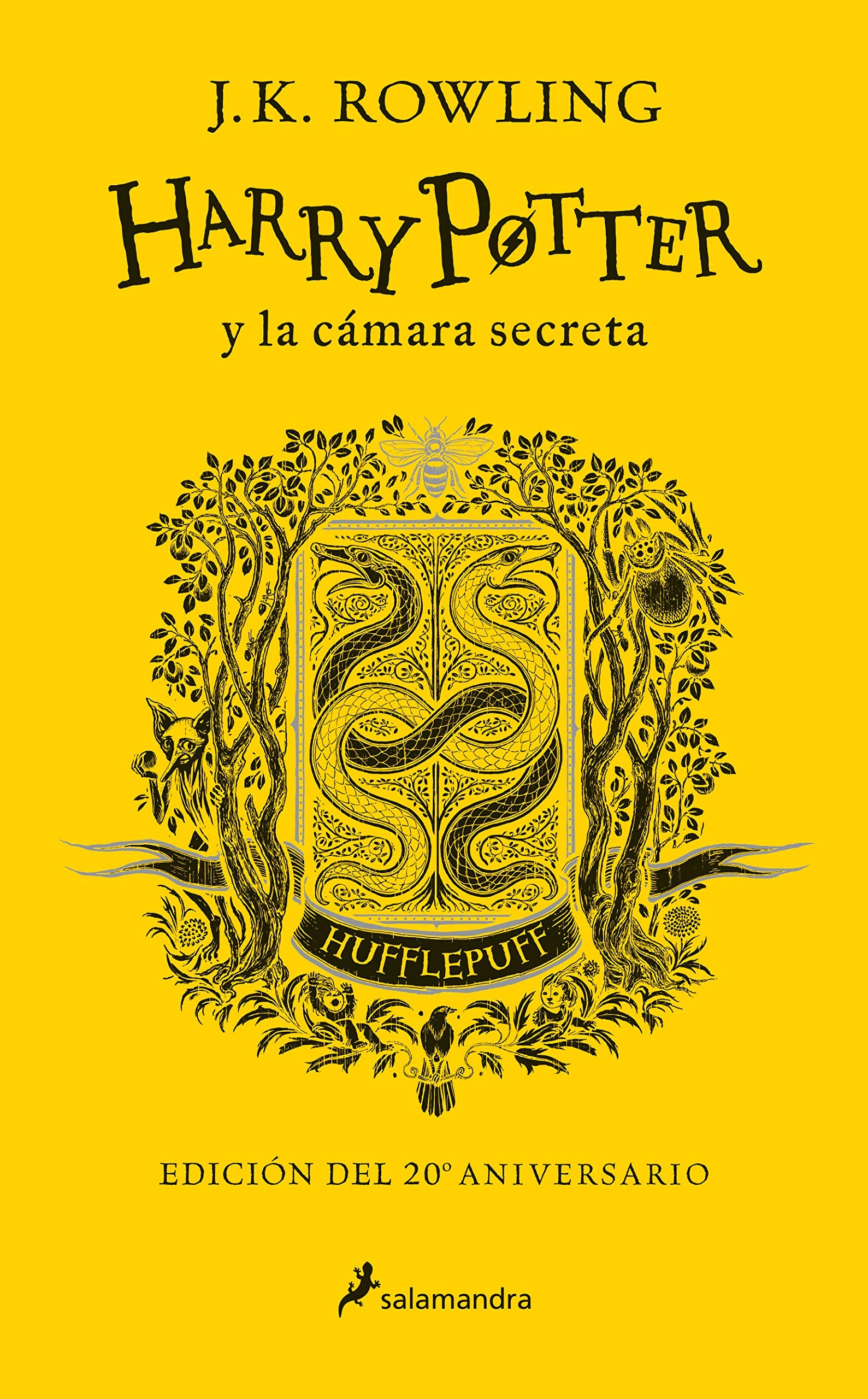 Harry Potter y la cámara secreta (edición Hufflepuff del 20º aniversario) (Harry Potter 2): Amarillo
