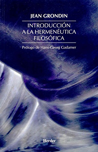 Introducción a la hermenéutica filosófica (SIN COLECCION)