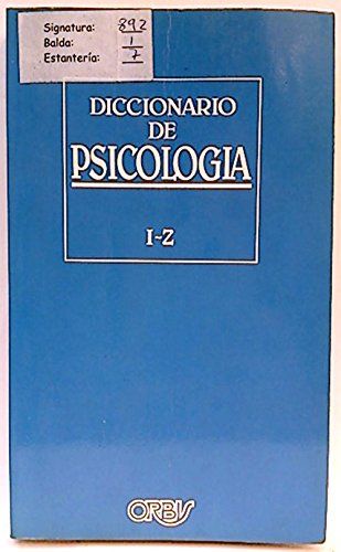 Diccionario de psicología I-Z