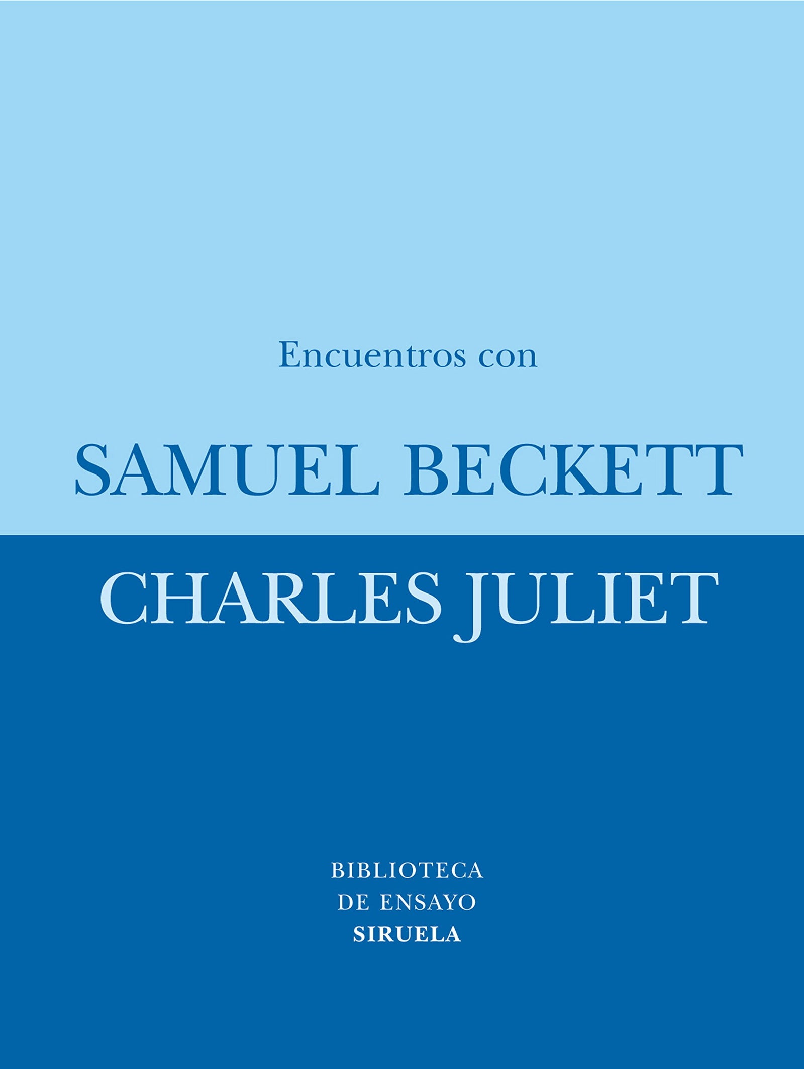 Encuentros con Samuel Beckett: 33 (Biblioteca de Ensayo / Serie menor)