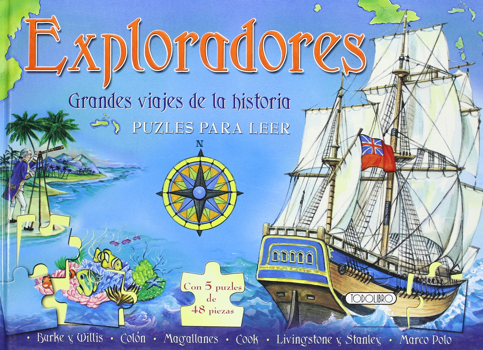 Exploradores (Puzles para leer)