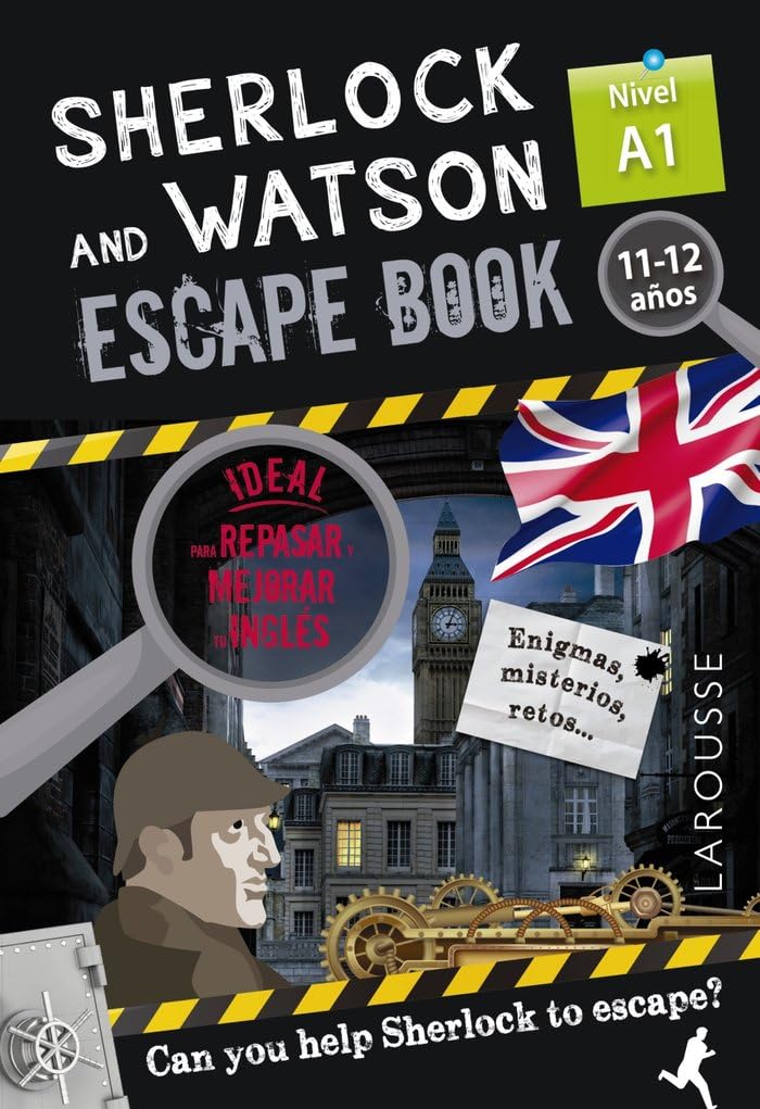 Sherlock & Watson. Escape book para repasar inglés. 11-12 años (LAROUSSE - Infantil / Juvenil - Castellano - A partir de 8 años)