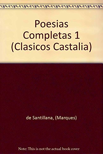 Poesías completas, I            .