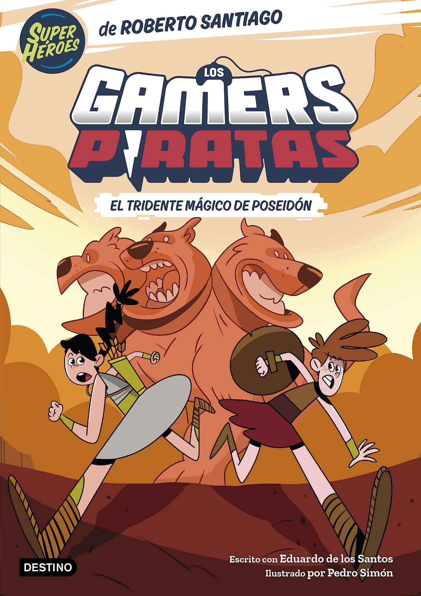 Los Gamers Piratas 3. El tridente mágico de Poseidón (Superhéroes Roberto Santiago)