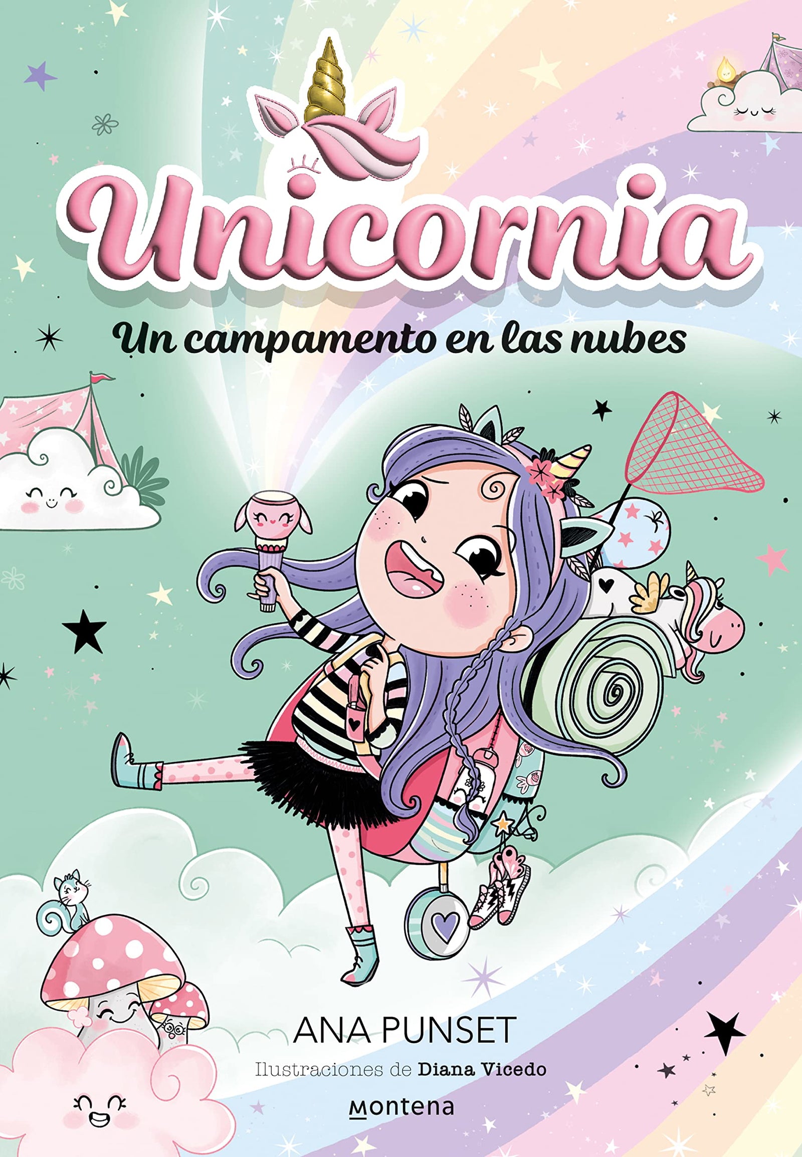 Unicornia 5 - Un campamento en las nubes (Montena)