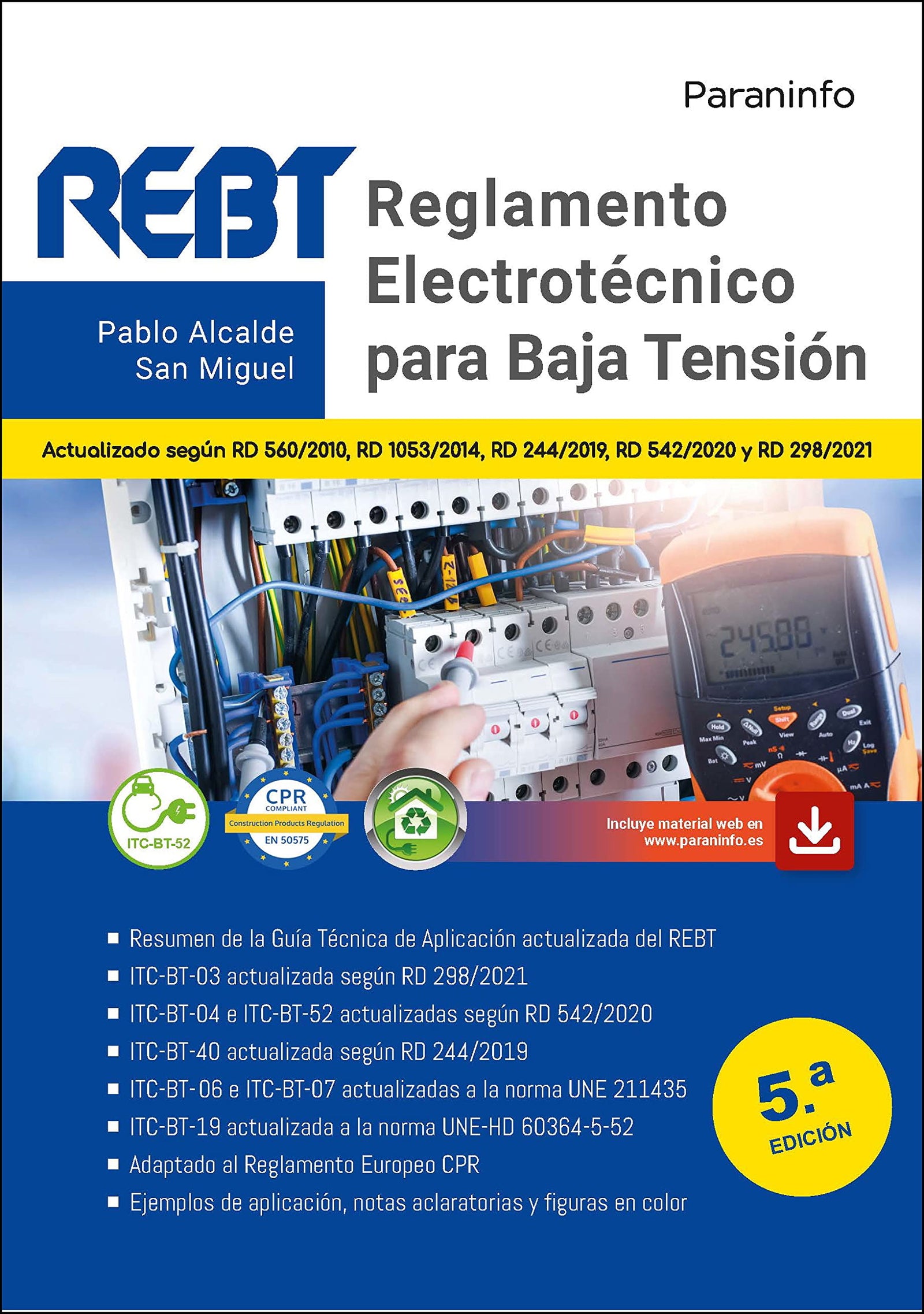 Reglamento electrotécnico para Baja Tensión  5.ª edición