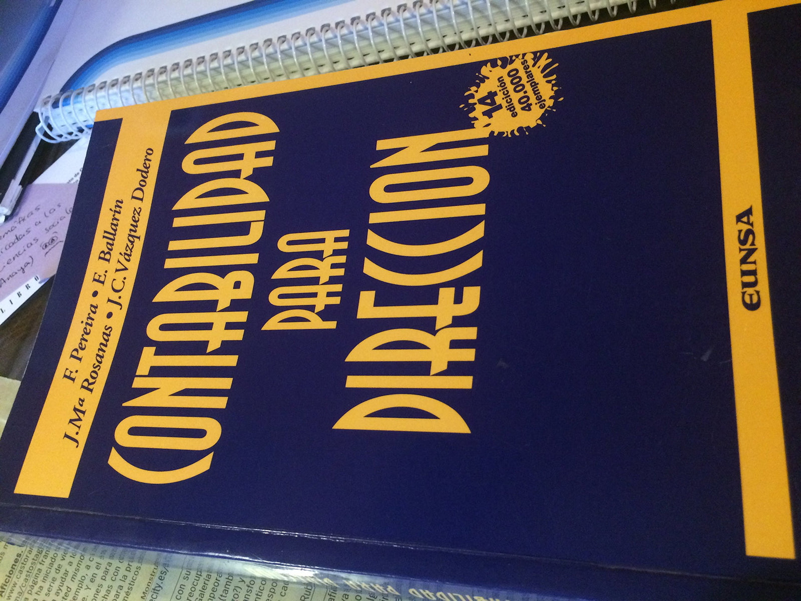 Contabilidad para dirección (Colección Manuales IESE)