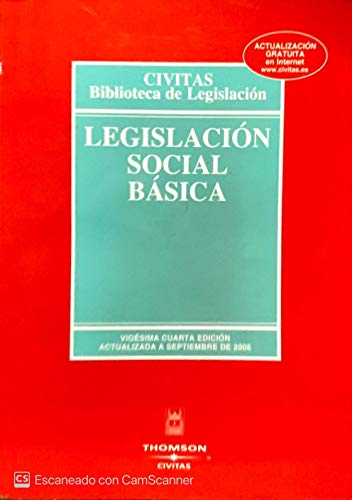 (24ªedic) legislacion social basica (Bibl. Legislacion 2005)