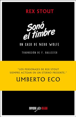 Sonó el timbre (Navona Negra)