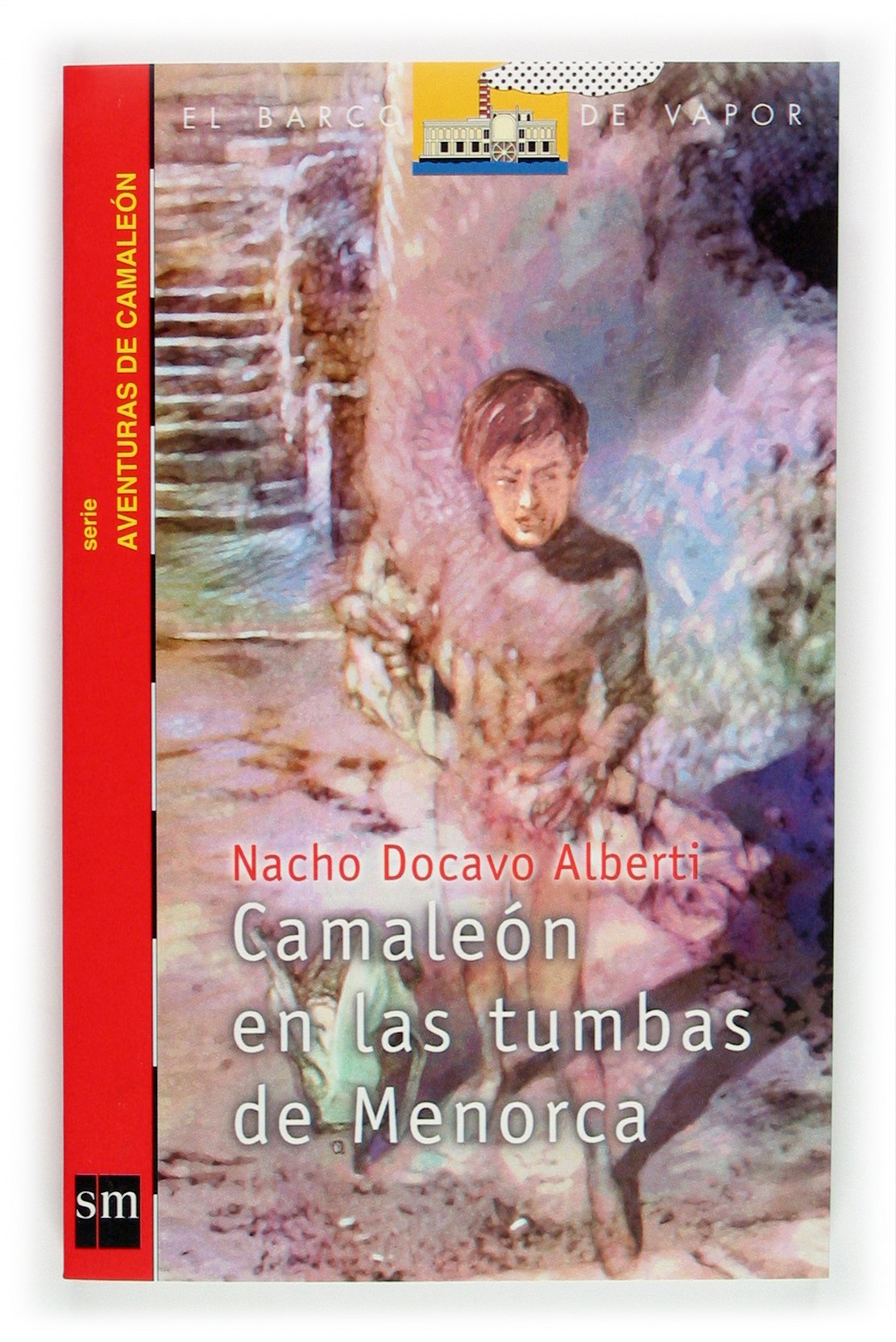 Camaleón en las tumbas de Menorca (Barco de Vapor Roja)