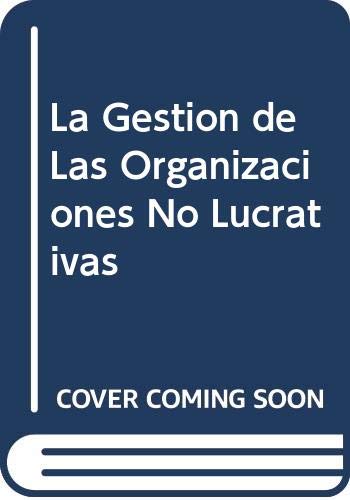 Gestion organizaciones no lucrativas