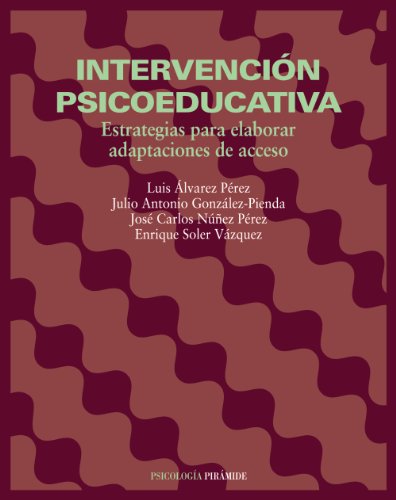 Intervención psicoeducativa: Estrategias para elaborar adaptaciones de acceso (Psicología)
