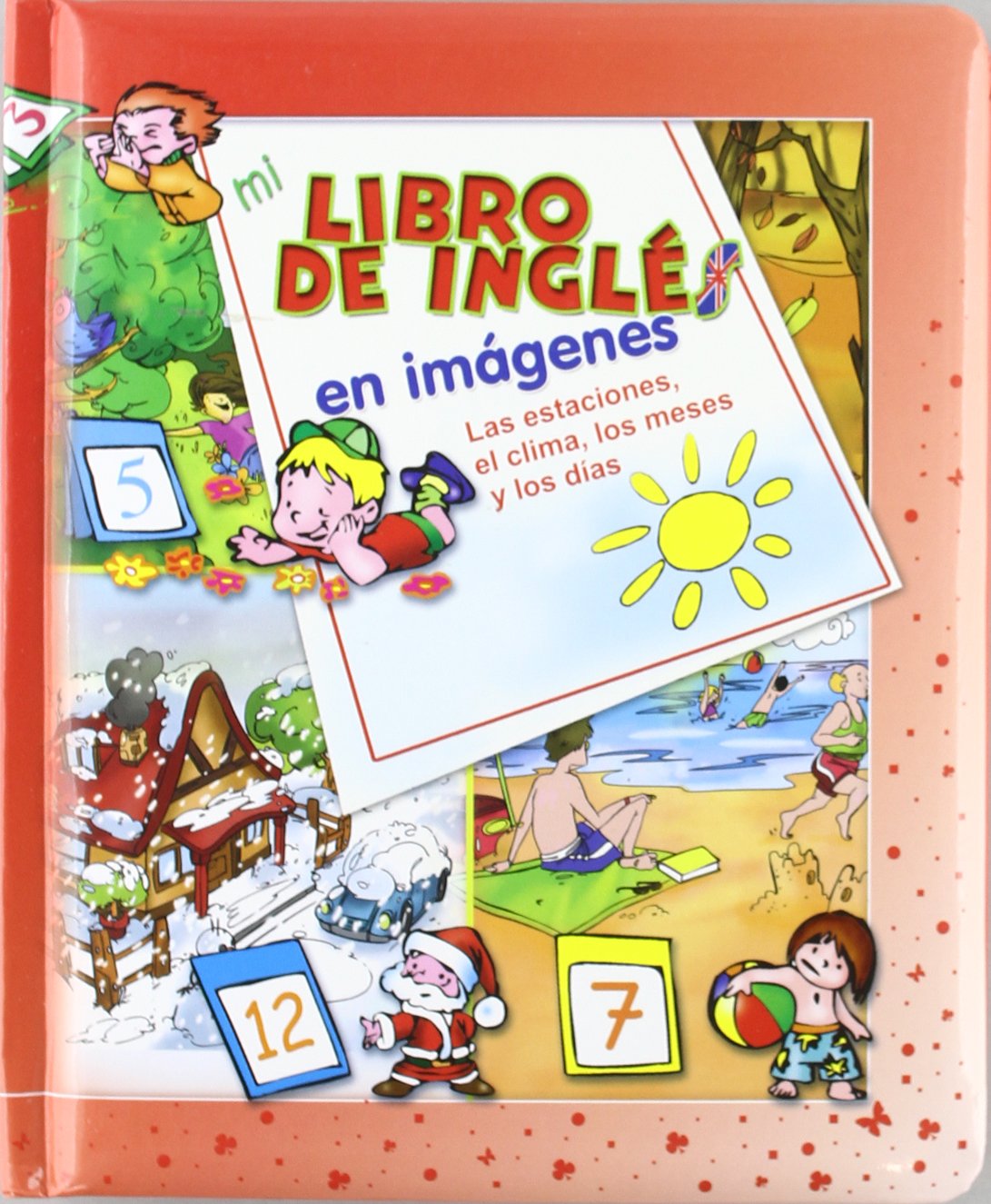 MI LIBRO DE INGLES EN IMAGENES ROJO