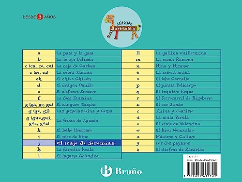 El traje de Jeremías: Juega con la j (Castellano - A PARTIR DE 3 AÑOS - LIBROS DIDÁCTICOS - El zoo de las letras)