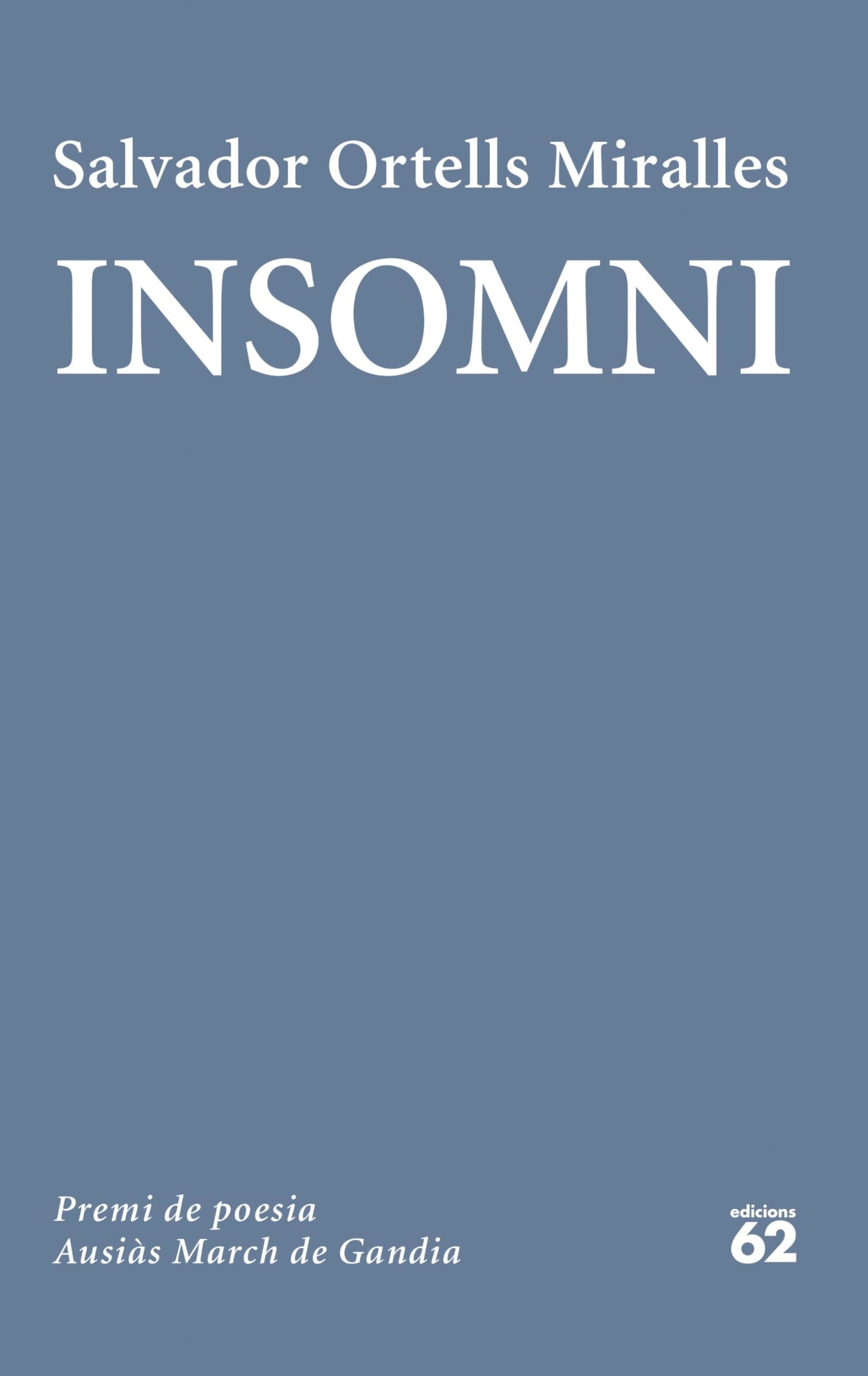 Insomni: Premi Ausiàs March 2024 (Poesia)