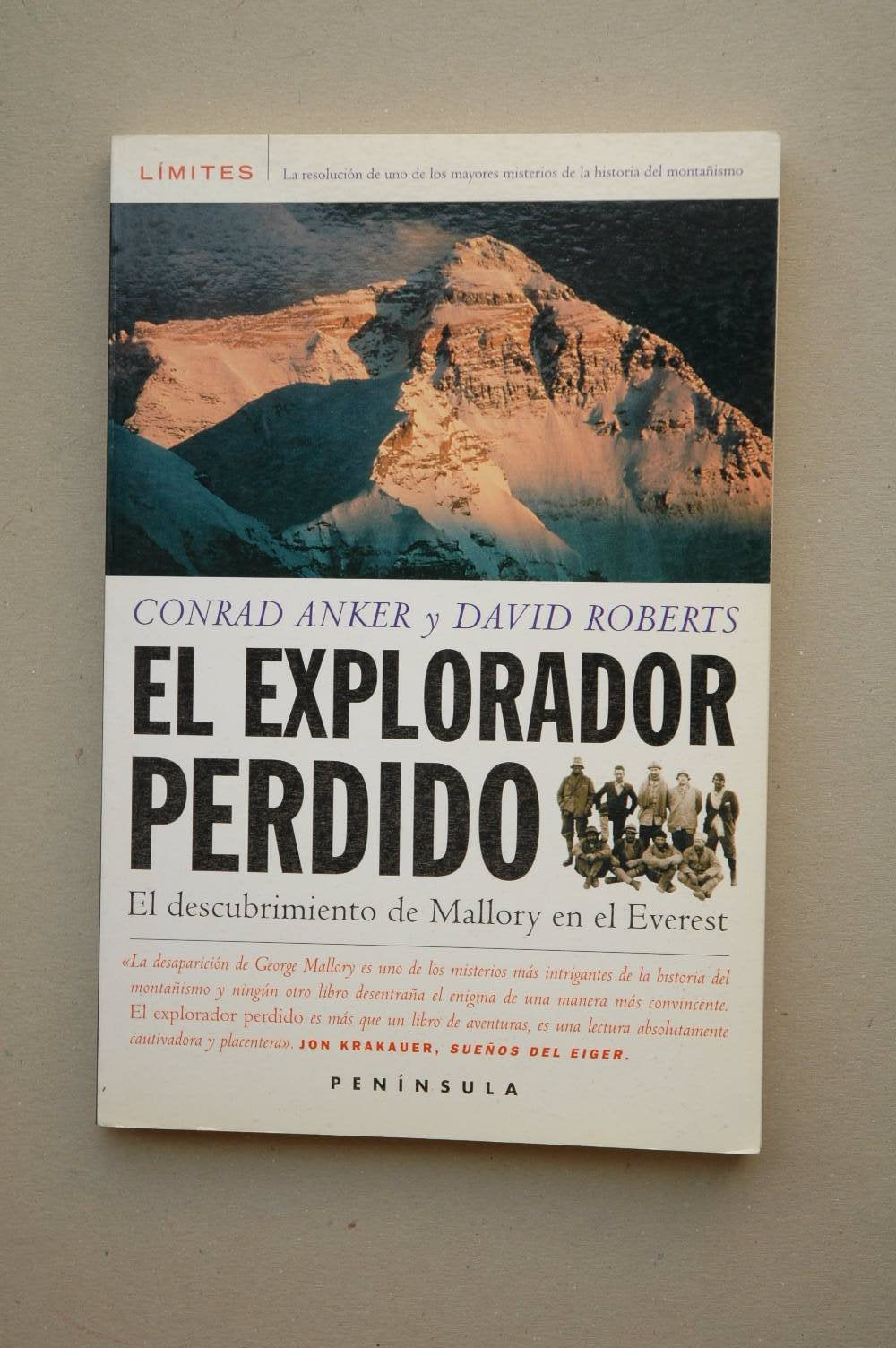El explorador perdido: El descubrimiento de Mallory en el Everest (LIMITES)