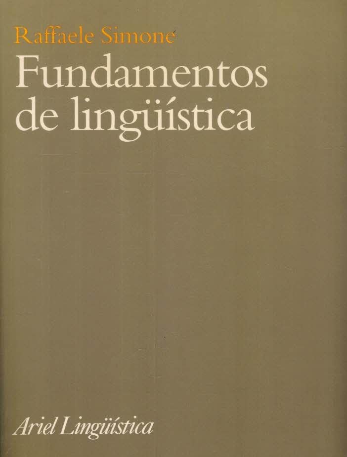 Fundamentos de linguistica