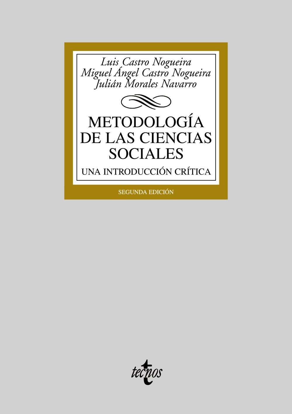 Metodología de las Ciencias Sociales: Una introducción crítica (Derecho - Biblioteca Universitaria De Editorial Tecnos)