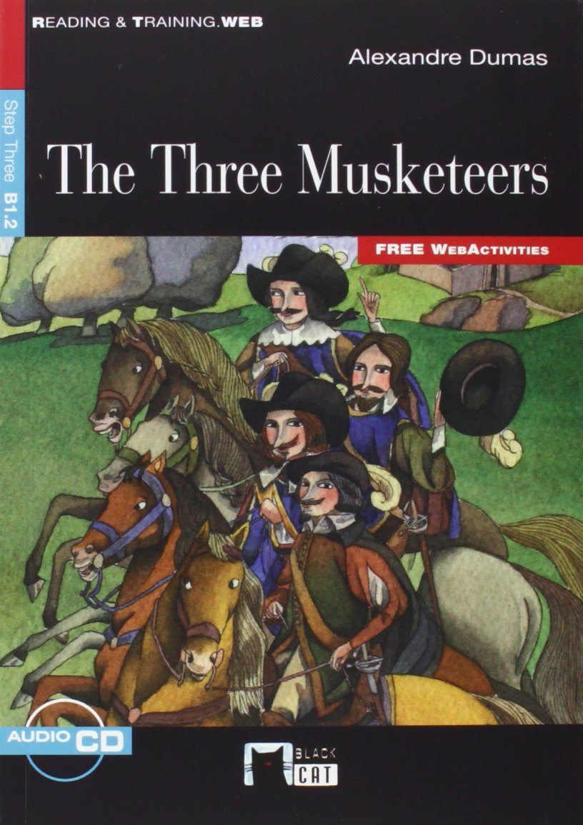 THE THREE MUSKETEERS+CD (FW): 000001 (Black Cat. reading And Training) - 9788468210582