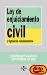 LEY DE ENJUICIAMIENTO CIVIL-SEPT.2002 (SIN COLECCION)