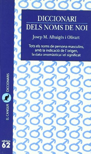 Diccionari dels noms de noi (El Cangur)