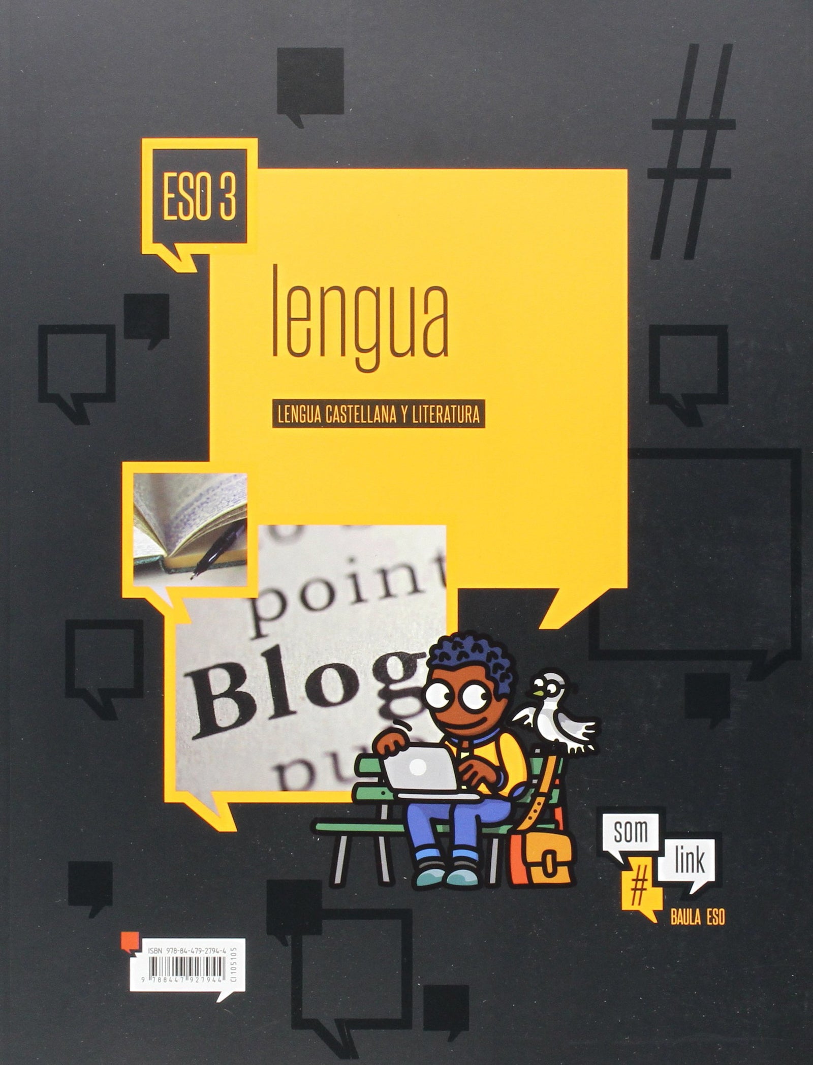 Lengua castellana y literatura 3º ESO #Som Link LA (Projecte #Som Link) - 9788447927944