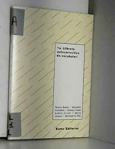 Llibreta autocorrectiva de vocabulari 1