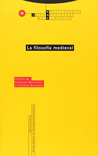 La Filosofía Medieval - Volumen 24: Vol. 24 (Enciclopedia Iberoamericana de Filosofía)