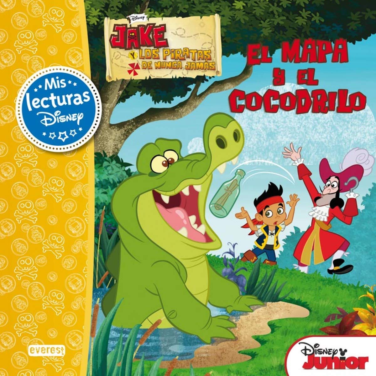 Jake y los piratas de Nunca Jamás. El mapa y el cocodrilo: Mis Lecturas Disney