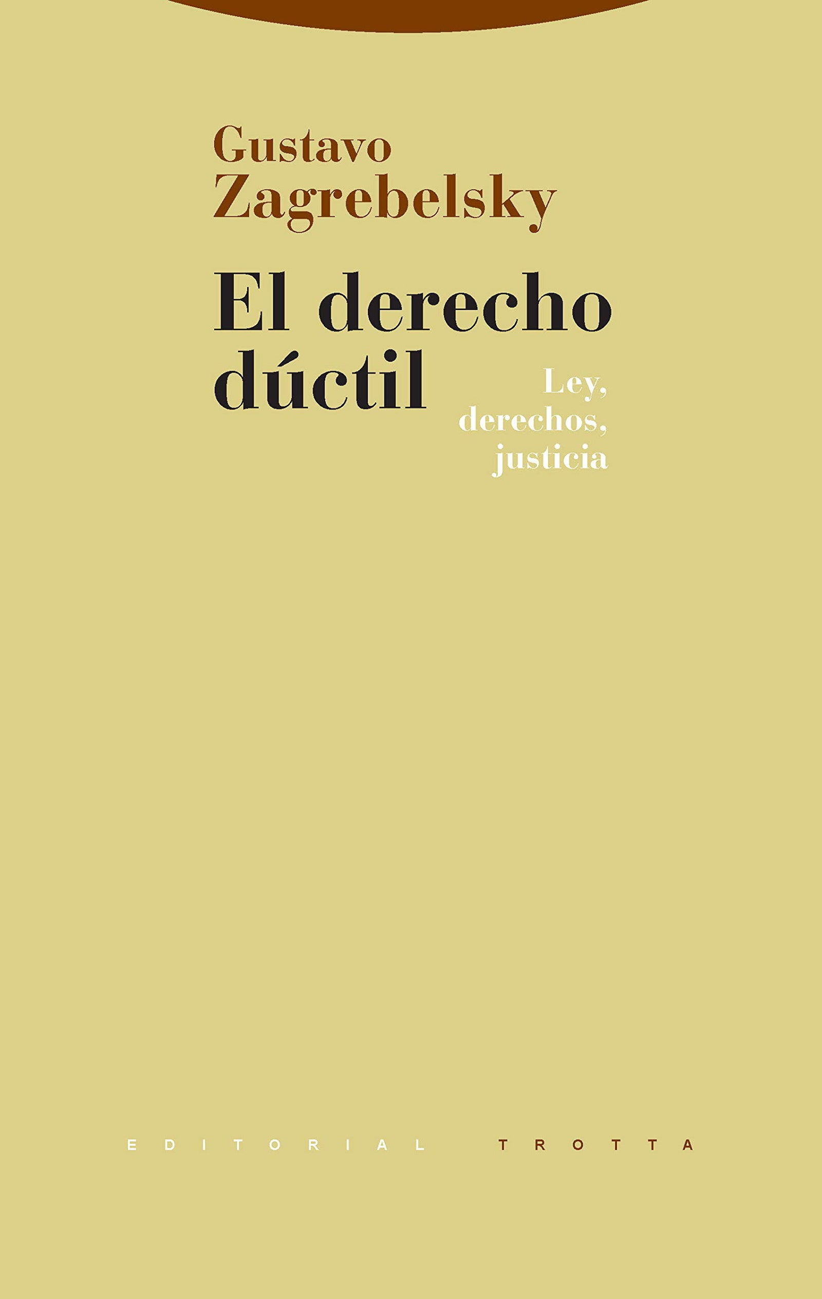 El Derecho Dúctil: Ley, derechos, justicia (Estructuras y Procesos. Derecho)